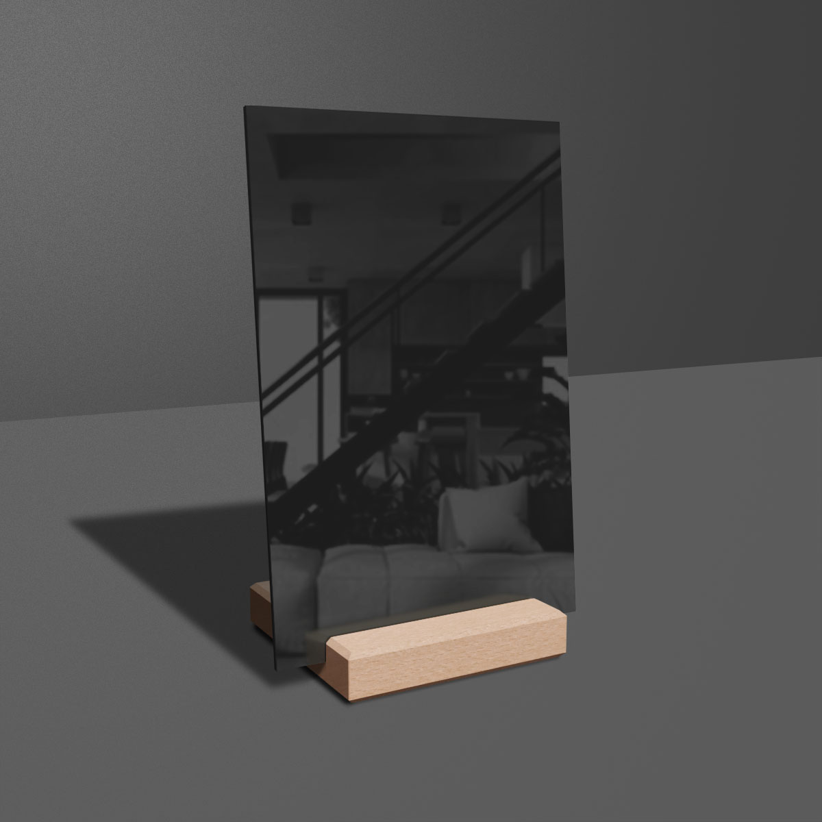 Akrylová doska čierna